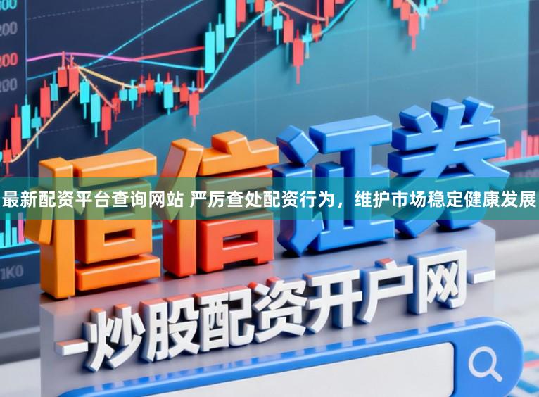最新配资平台查询网站 严厉查处配资行为，维护市场稳定健康发展
