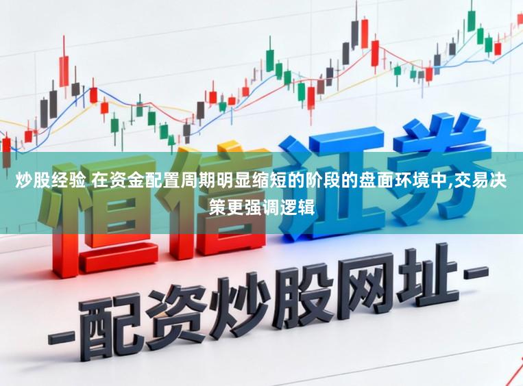炒股经验 在资金配置周期明显缩短的阶段的盘面环境中,交易决策更强调逻辑